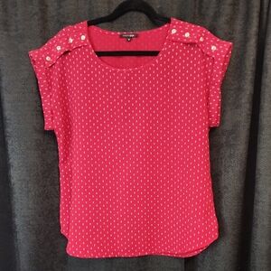 Red Polka Dot Top